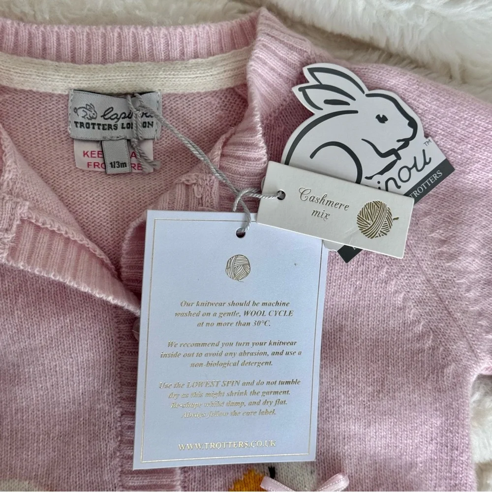 Ducks Cashmere Baby Sweater | Lapinou